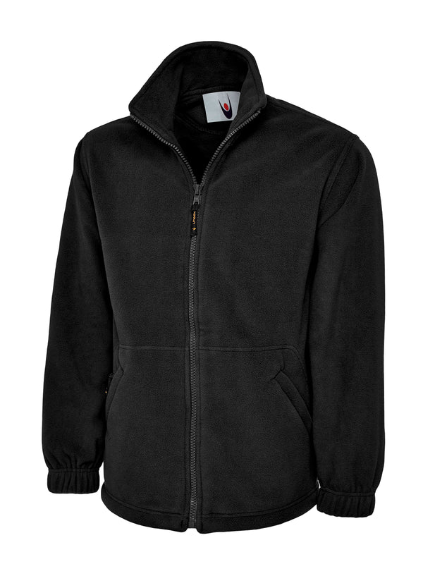 Uneek UC604 - Classic Full Zip Fleece Jacket 300gsm — Black