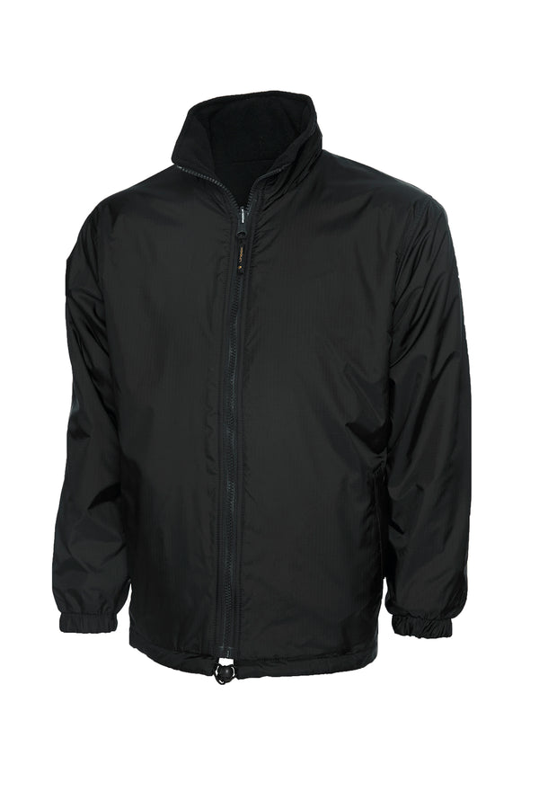 Uneek UC605 - Classic Reversible Fleece Jacket — Black