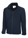 Uneek UC611  - Deluxe Full Zip Softshell Jacket — Navy Blue
