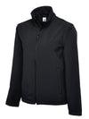 Uneek UC612 - Classic Full Zip Soft Shell Jacket — Black