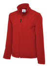 Uneek UC612 - Classic Full Zip Soft Shell Jacket — Red