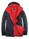 Uneek UC621 - Deluxe Outdoor Jacket — Navy Blue / Red