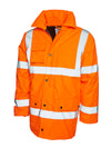 Uneek UC803 - Hi Vis Road Safety Jacket – Orange