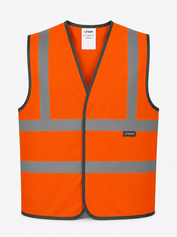 Uneek UC806 - Hi-Vis Childrens Waistcoat — Orange