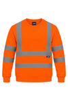 Uneek UC813 - Hi Vis Sweatshirt – Orange