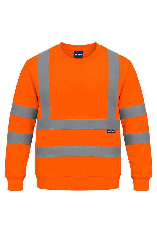 Uneek UC813 - Hi Vis Sweatshirt – Orange