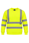 Uneek UC813 - Hi Vis Sweatshirt – Yellow