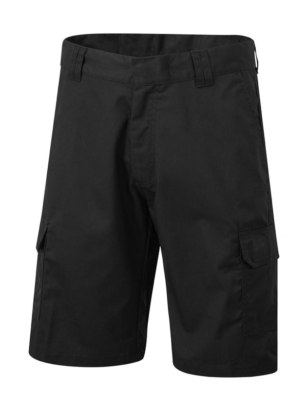 Uneek UC907 - Mens Cargo Shorts – Black