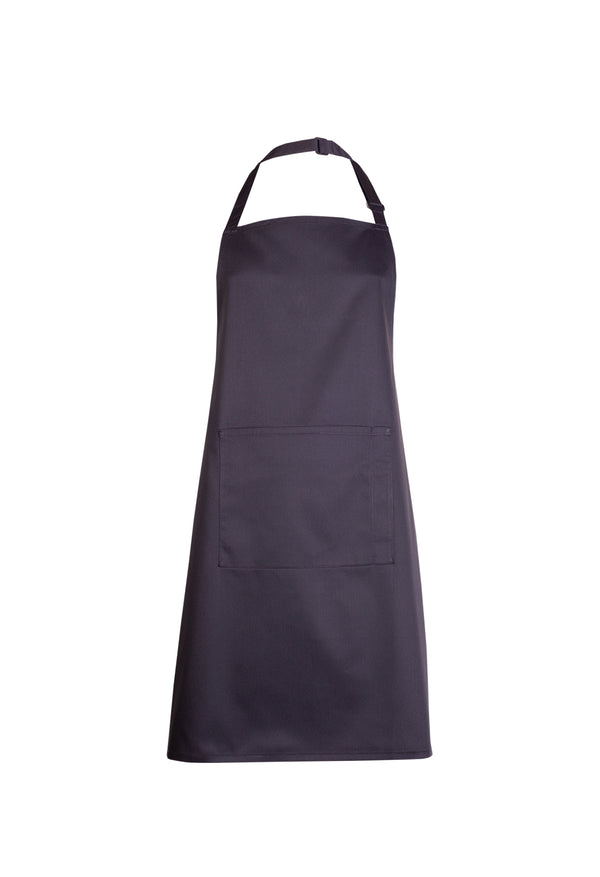 Uneek UC940 Bib Apron With Pocket – Black