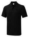 Uneek UX1 - Olympic Value Lightweight Polo Shirt 180gsm — Black