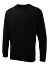 Uneek UX3 - UX Sweatshirt 260gsm — Black