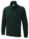 Uneek UX5 - UX Full Zip Fleece Jacket 280gsm — Bottle Green