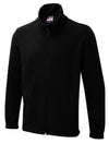 Uneek UX5 - UX Full Zip Fleece Jacket 280gsm — Black