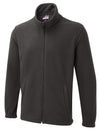 Uneek UX5 - UX Full Zip Fleece Jacket 280gsm — Charcoal Grey