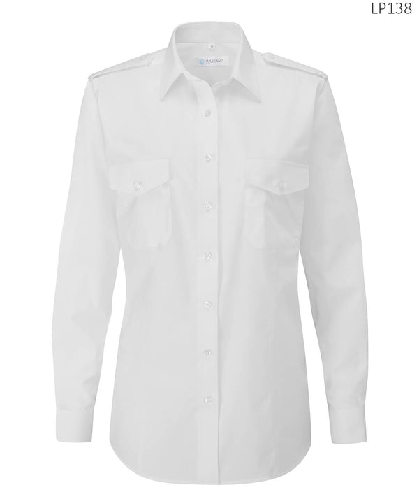 Disley Ladies Pilot — White — Long Sleeve