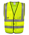 Yoko YK057 Hi-vis superior open mesh button waistcoat (HVW860)