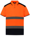 Yoko YK104 Hi-vis two-tone polo shirt (HVJ220)