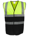 Yoko YK107 Hi-vis two-tone waistcoat (HVW122)