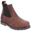 Amblers Safety AS148 Sperrin Lightweight Waterproof Pull On Dealer Safety Boot — Brown