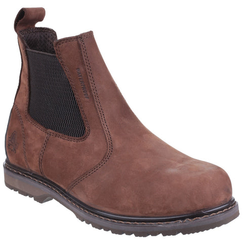 Amblers Safety AS148 Sperrin Lightweight Waterproof Pull On Dealer Safety Boot — Brown