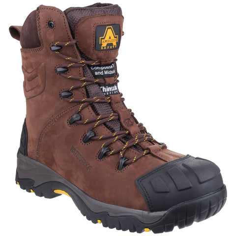 Amblers Safety AS995 Pillar Hi-leg Safety Boot — Brown
