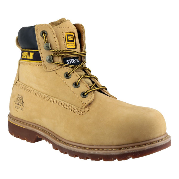 Caterpillar Holton S3 Safety Boot — Honey