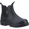 Amblers Safety FS116 Hardwearing Pull on Safety Dealer Boot — Black