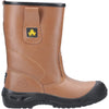 Amblers Safety FS142 Water Resistant Pull On Safety Rigger Boot — Tan