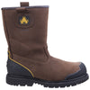 Amblers Safety FS223 Goodyear Welted Waterproof Pull on Industrial Safety Boot — Brown
