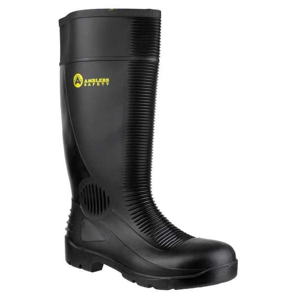 Amblers Safety FS100 Construction Safety Wellington — Black