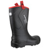 Dunlop Purofort+ Rugged Full Safety Wellingtons — Black
