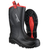 Dunlop Purofort+ Rugged Full Safety Wellingtons — Black