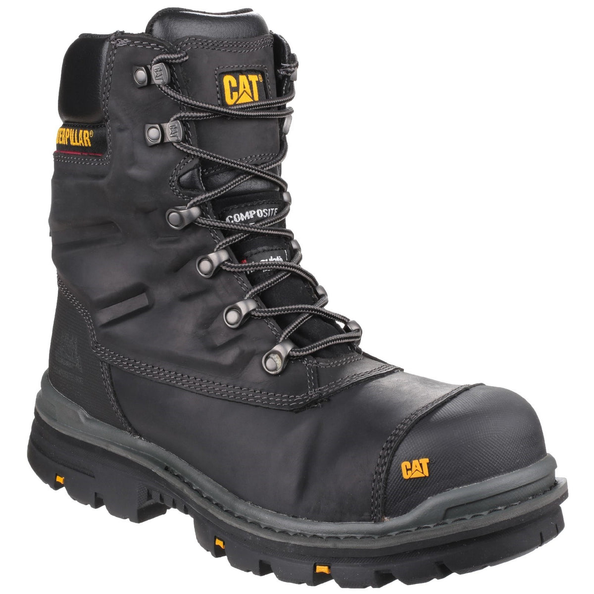 Caterpillar Premier Waterproof Safety Boot — Black