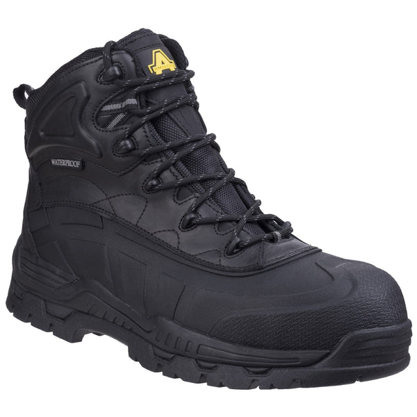 Amblers Safety FS430 Orca Hybrid Waterproof Non-Metal Safety Boot — Black
