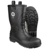 Amblers Safety FS90 Waterproof PVC Pull on Safety Rigger Boot — Black