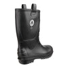Amblers Safety FS90 Waterproof PVC Pull on Safety Rigger Boot — Black
