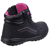 Amblers Safety AS601 Lydia Composite Safety Boot With Side Zip — Black