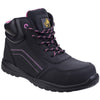Amblers Safety AS601 Lydia Composite Safety Boot With Side Zip — Black
