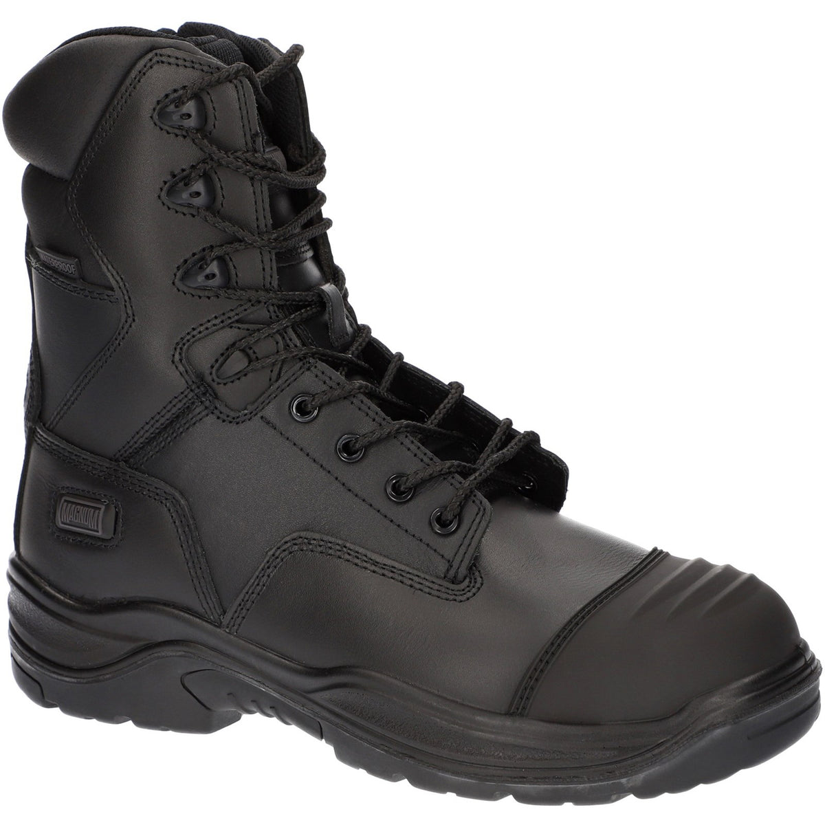 Magnum Rigmaster 8.0 Side-Zip CT CP WP Uniform Safety Boot — Black