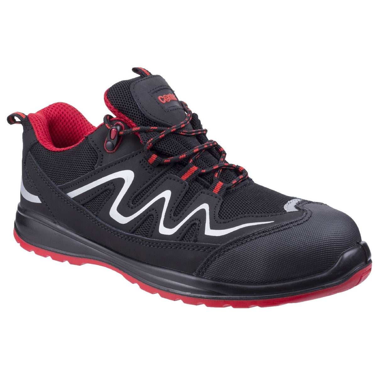 Centek FS312 Extra Light Water Resistant Safety Trainer — Black