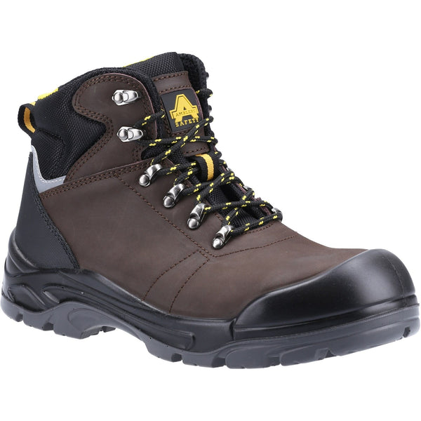 Amblers Safety AS203 Laymore Water Resistant Leather Safety Boot — Brown