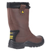 Amblers Safety FS245 Antistatic Pull On Safety Rigger Boot — Brown