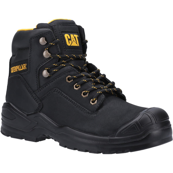 Caterpillar Striver Mid S3 Safety Boot — Black