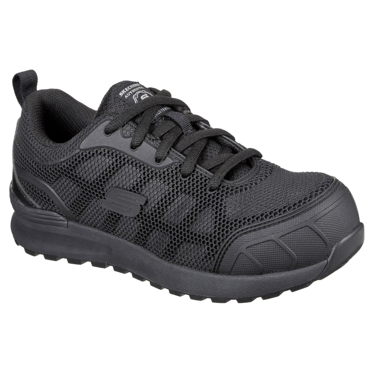 Skechers Workwear Bulklin Ayak Safety Shoe — Black/Black