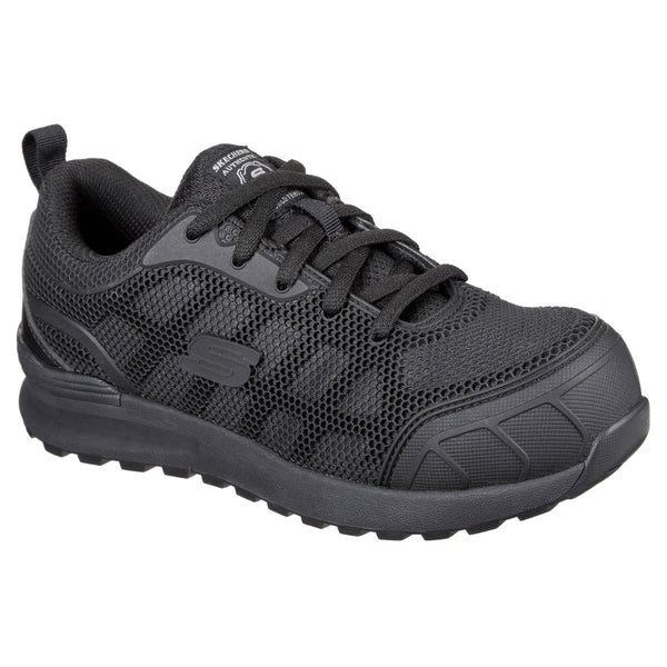 Skechers Workwear Bulklin Ayak Safety Shoe — Black/Black