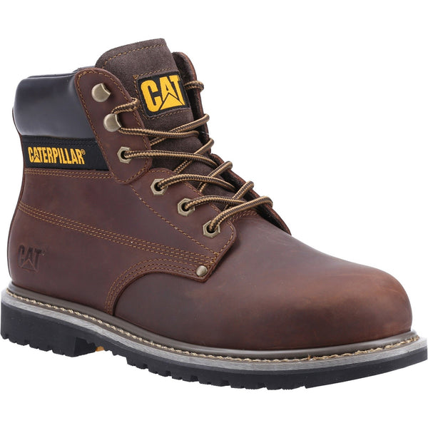 Caterpillar Powerplant S3 GYW Safety Boot — Brown