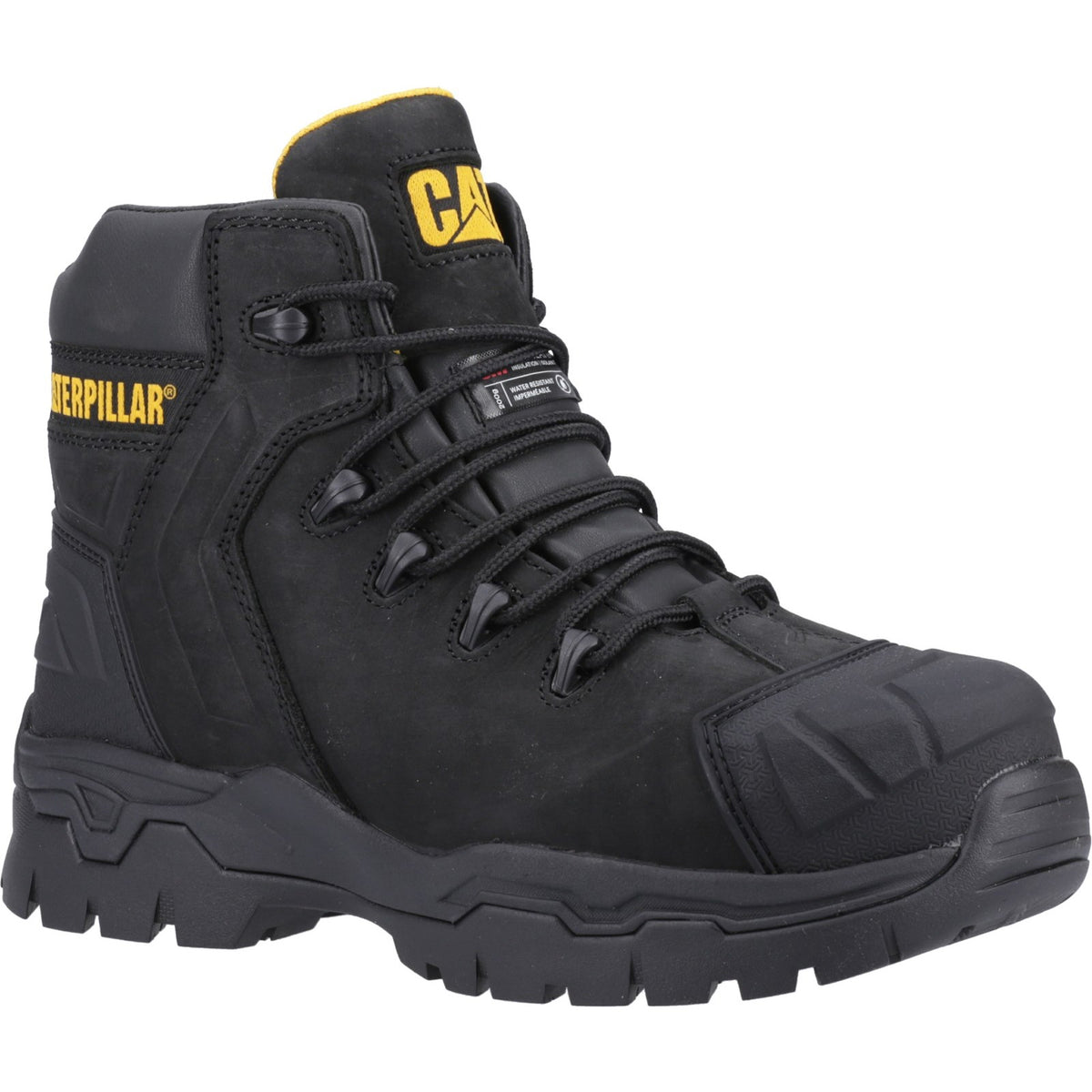 Caterpillar Everett S3 WP Safety Boot — Black