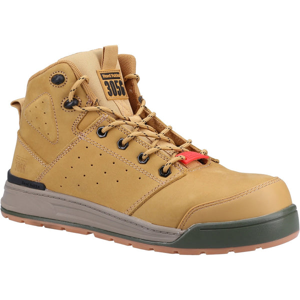 Hard Yakka 3056 Lace Zip Safety Boot — Wheat