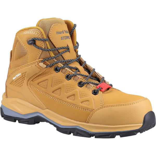 Hard Yakka Atomic PR Hybrid Side Zip Safety Boot — Wheat