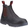 Hard Yakka Banjo Elastic Gusset Safety Dealer — Brown